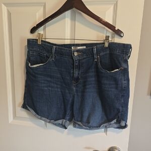Signature by Levi Strauss Dark Blue Jean Shorts